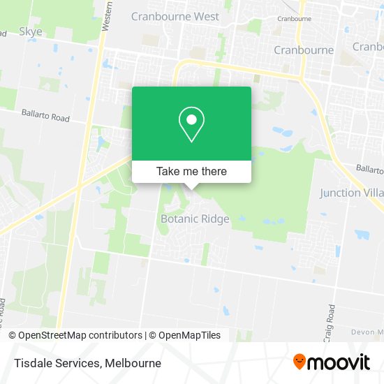 Tisdale Services map