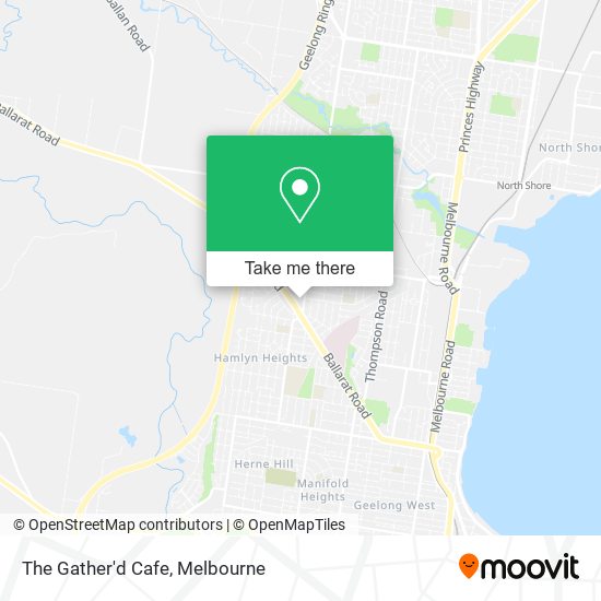 The Gather'd Cafe map