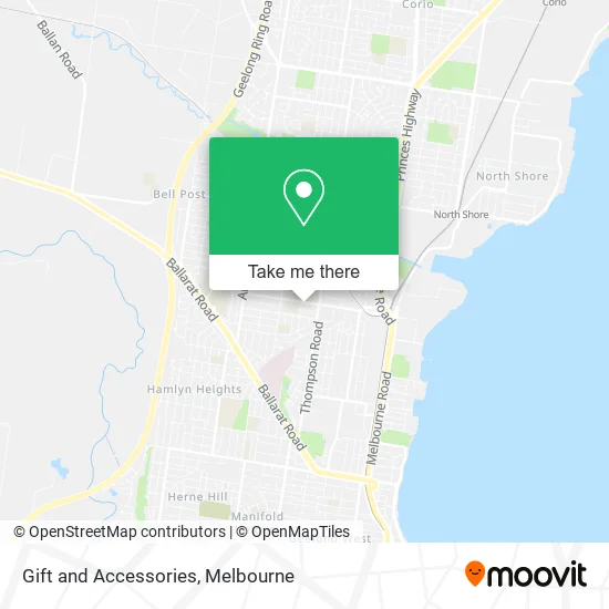 Gift and Accessories map
