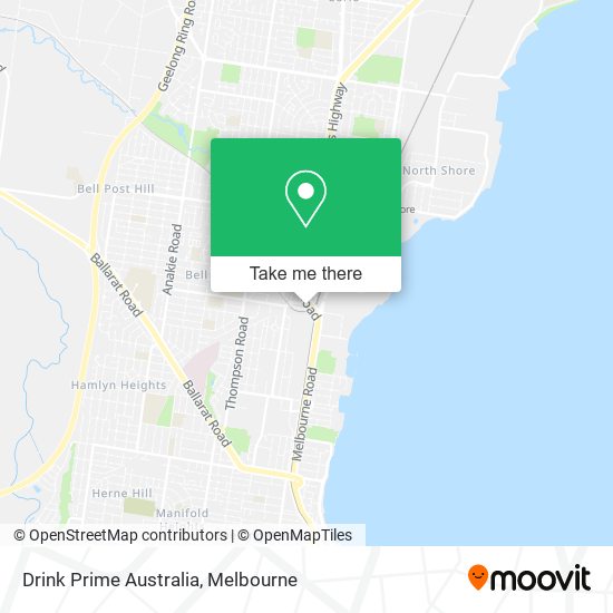 Drink Prime Australia map