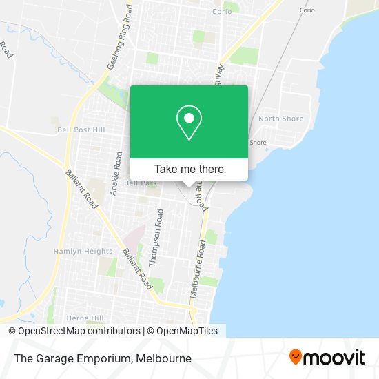 The Garage Emporium map