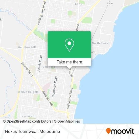Nexus Teamwear map