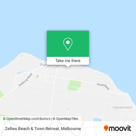 Zellies Beach & Town Retreat map