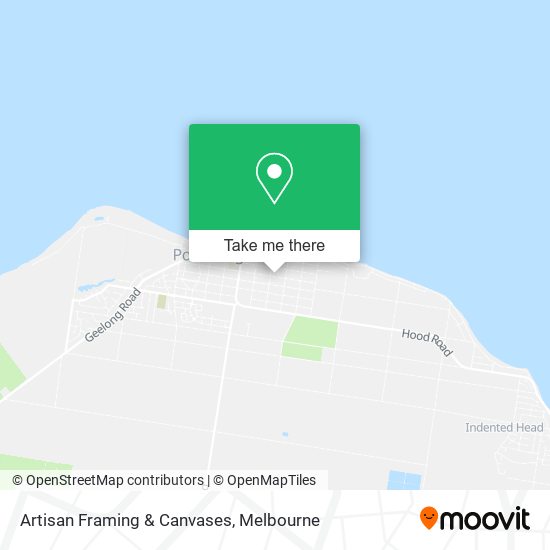 Artisan Framing & Canvases map