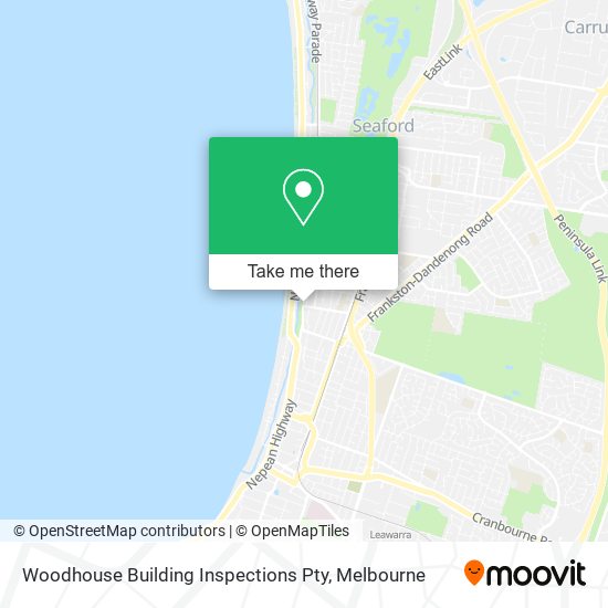 Woodhouse Building Inspections Pty map