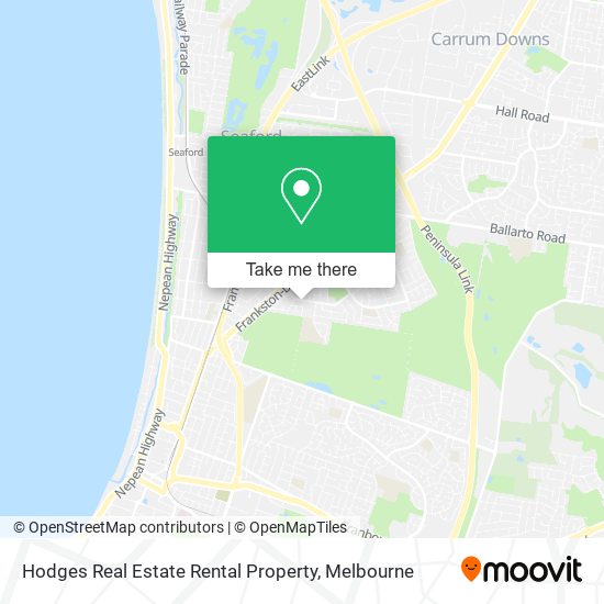 Hodges Real Estate Rental Property map