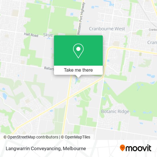 Langwarrin Conveyancing map