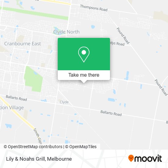 Lily & Noahs Grill map