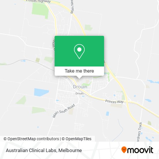 Australian Clinical Labs map