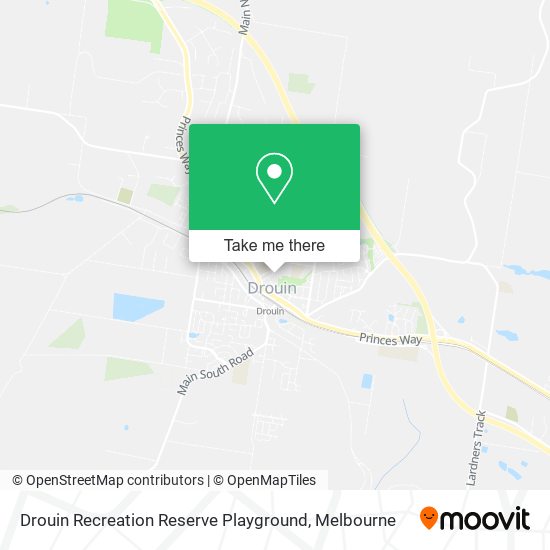 Drouin Recreation Reserve Playground map