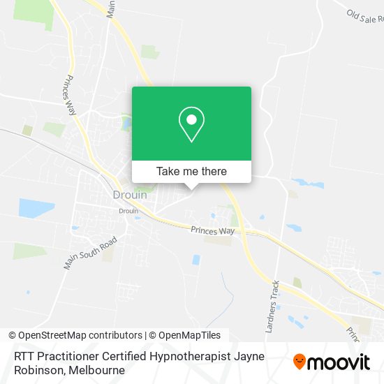 RTT Practitioner Certified Hypnotherapist Jayne Robinson map