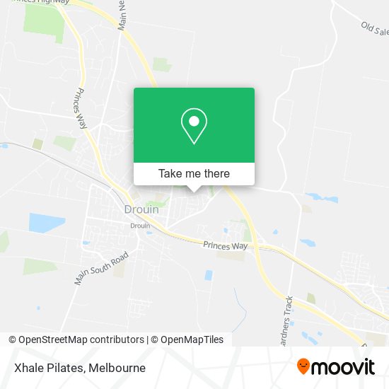 Xhale Pilates map