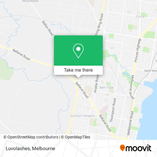 Luvolashes map