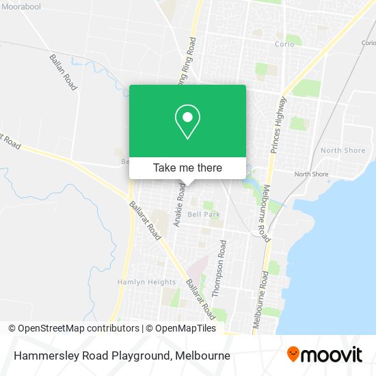Hammersley Road Playground map