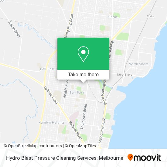Hydro Blast Pressure Cleaning Services map
