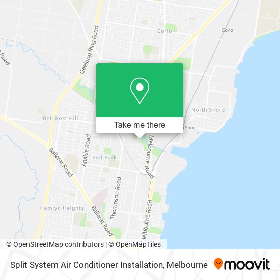 Split System Air Conditioner Installation map