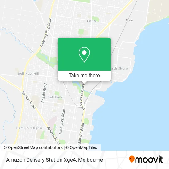 Amazon Delivery Station Xge4 map