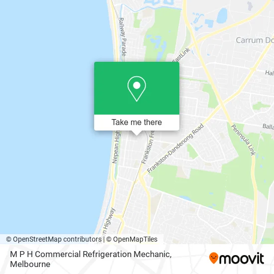 M P H Commercial Refrigeration Mechanic map
