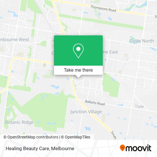 Healing Beauty Care map