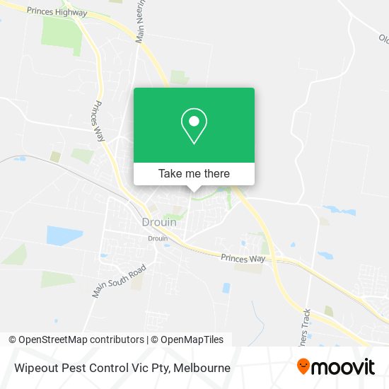 Wipeout Pest Control Vic Pty map