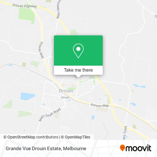 Grande Vue Drouin Estate map