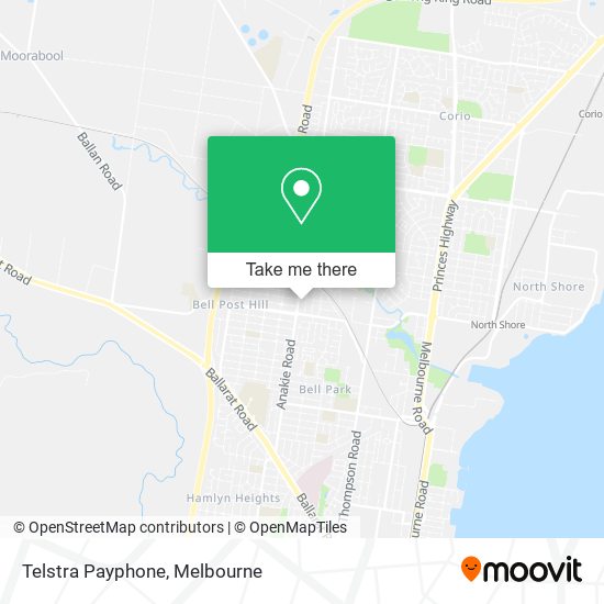 Telstra Payphone map