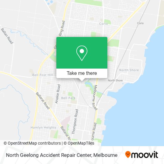 North Geelong Accident Repair Center map