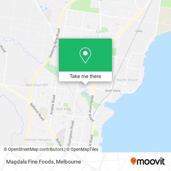 Magdala Fine Foods map