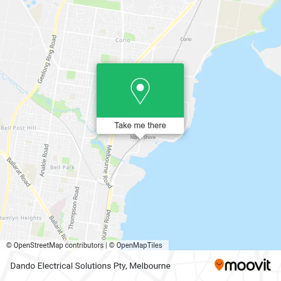 Mapa Dando Electrical Solutions Pty