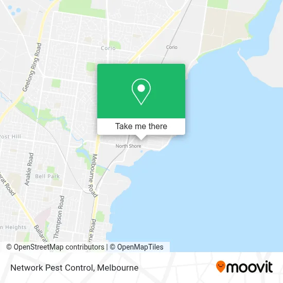 Mapa Network Pest Control