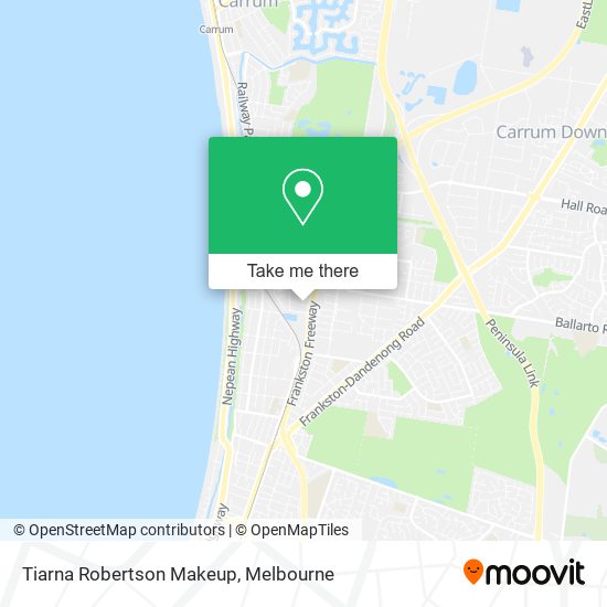 Tiarna Robertson Makeup map