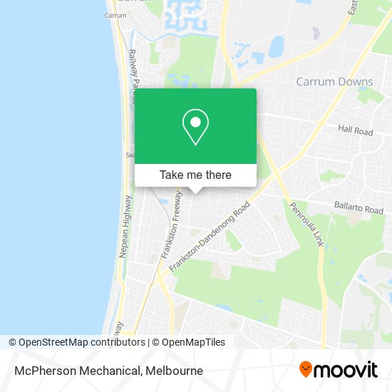McPherson Mechanical map