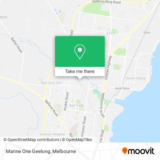 Marine One Geelong map