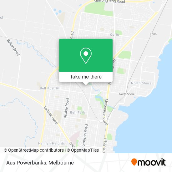 Aus Powerbanks map