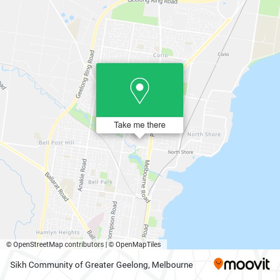 Sikh Community of Greater Geelong map