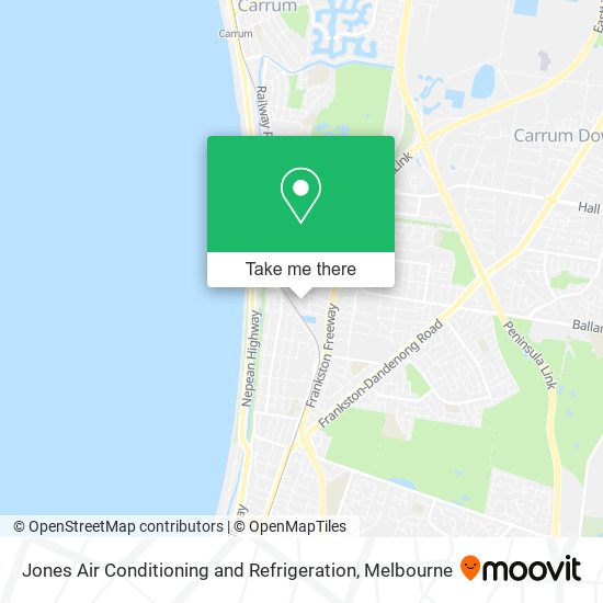 Mapa Jones Air Conditioning and Refrigeration