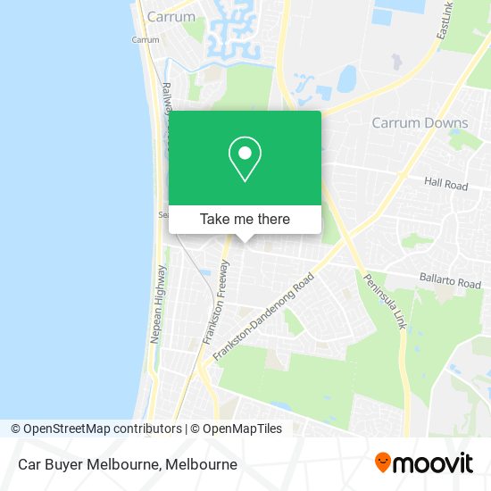 Car Buyer Melbourne map