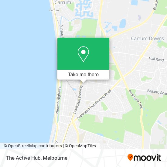 The Active Hub map