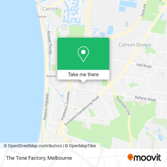The Tone Factory map