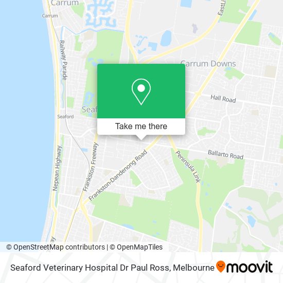 Seaford Veterinary Hospital Dr Paul Ross map