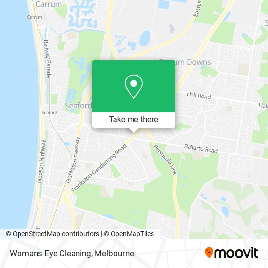 Womans Eye Cleaning map
