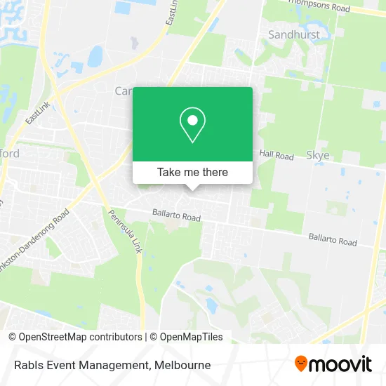 Rabls Event Management map