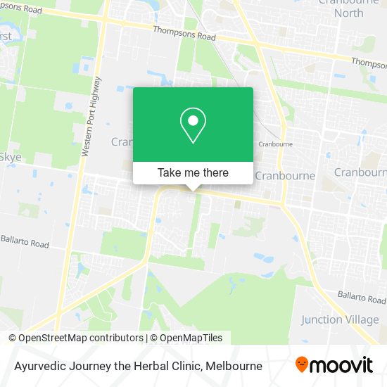 Ayurvedic Journey the Herbal Clinic map