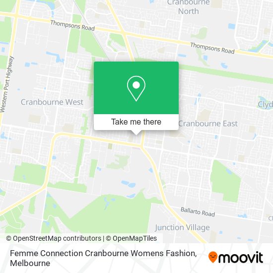 Mapa Femme Connection Cranbourne Womens Fashion