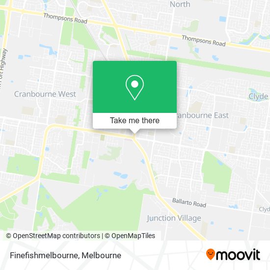 Mapa Finefishmelbourne