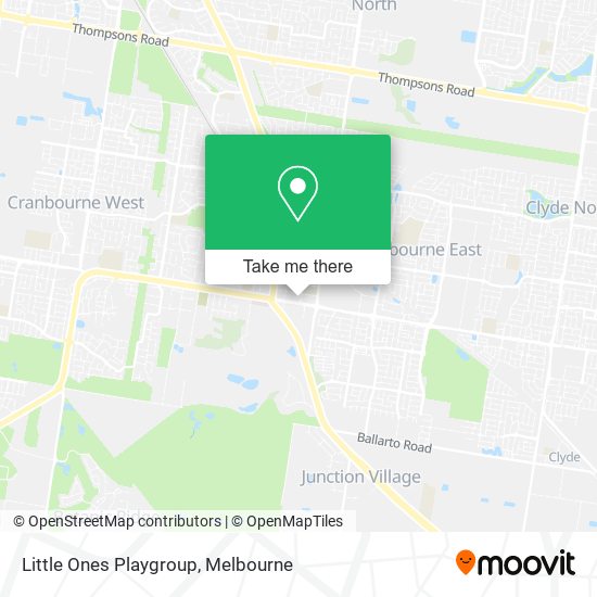 Little Ones Playgroup map