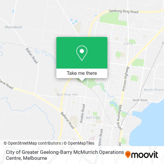 City of Greater Geelong-Barry McMurrich Operations Centre map