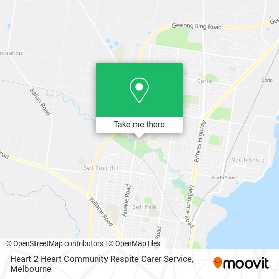 Heart 2 Heart Community Respite Carer Service map