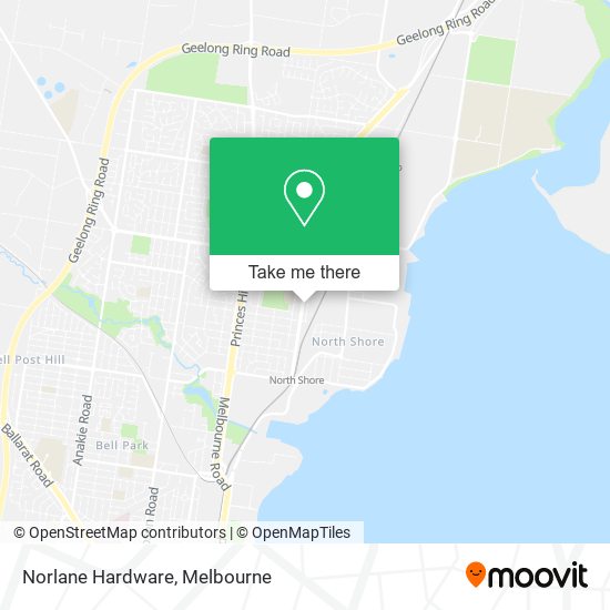 Norlane Hardware map
