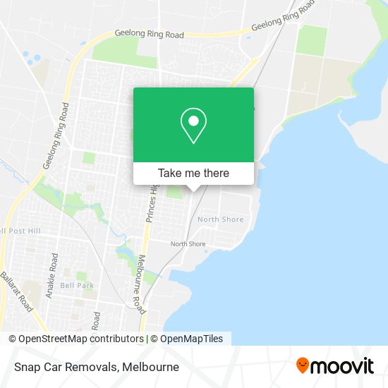 Snap Car Removals map